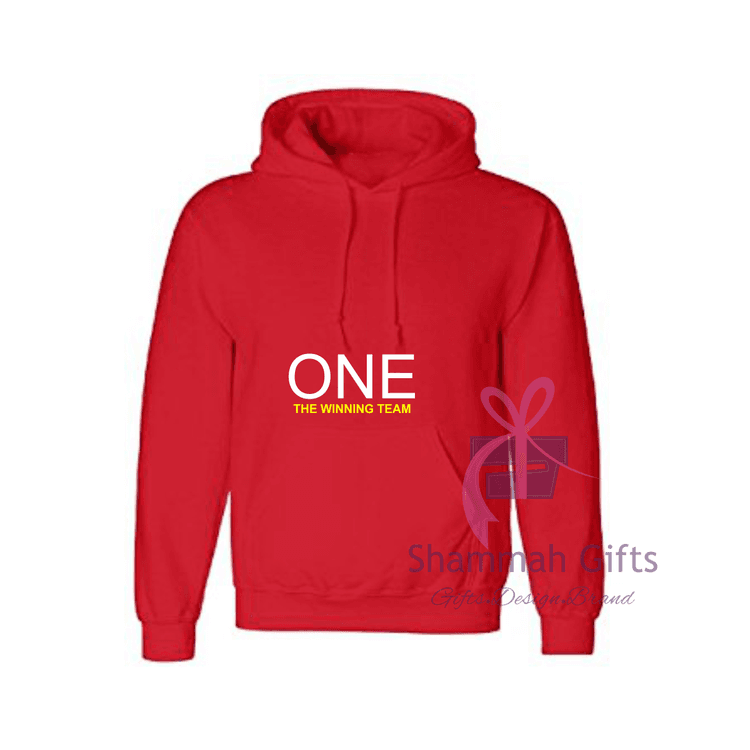 A picture of a Warm hoodie - Personalized