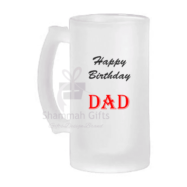 Big frost mug printed with a message 