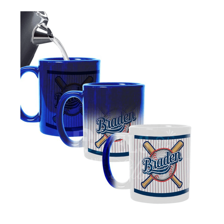 A picture of a BLUE COLOR CHANGING MUG