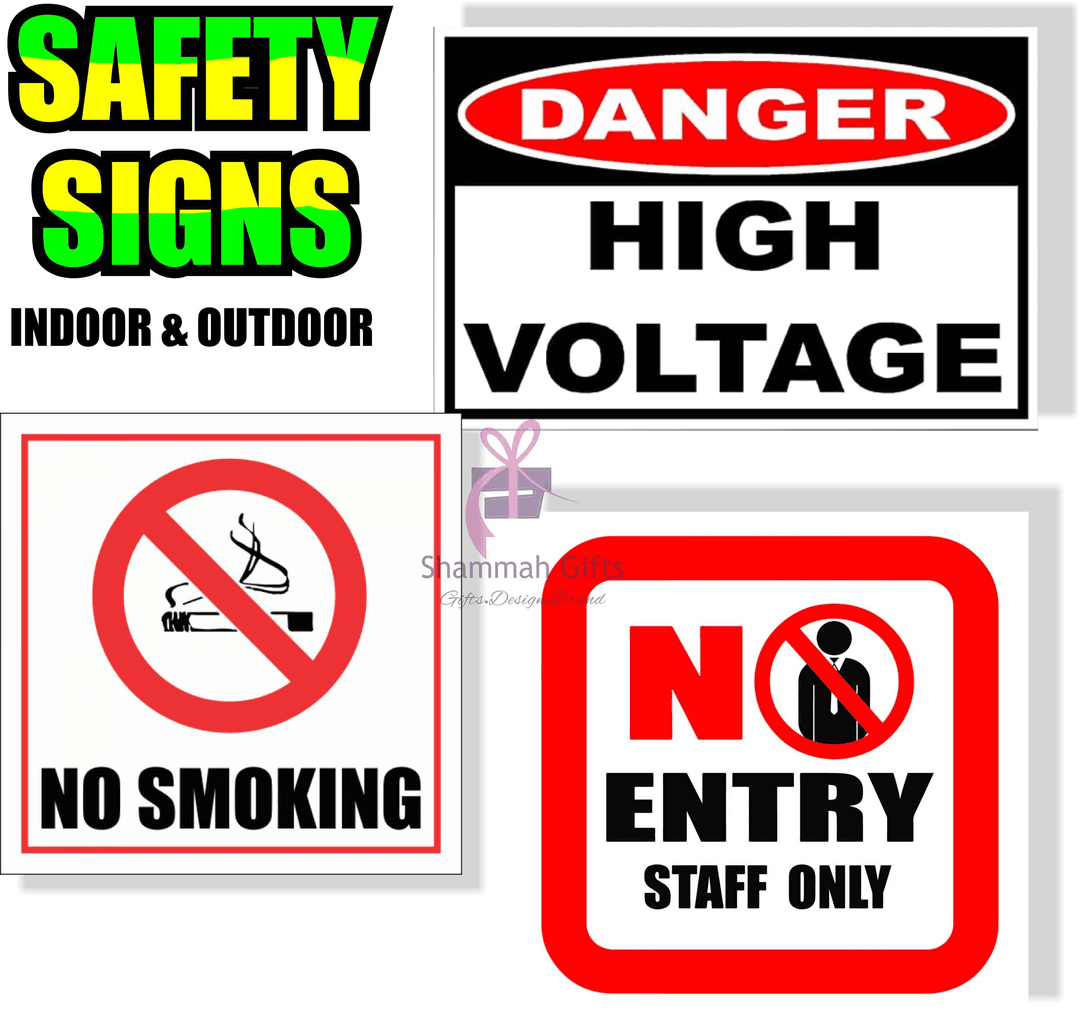 SAFETY SIGNS CUSTOM MADE