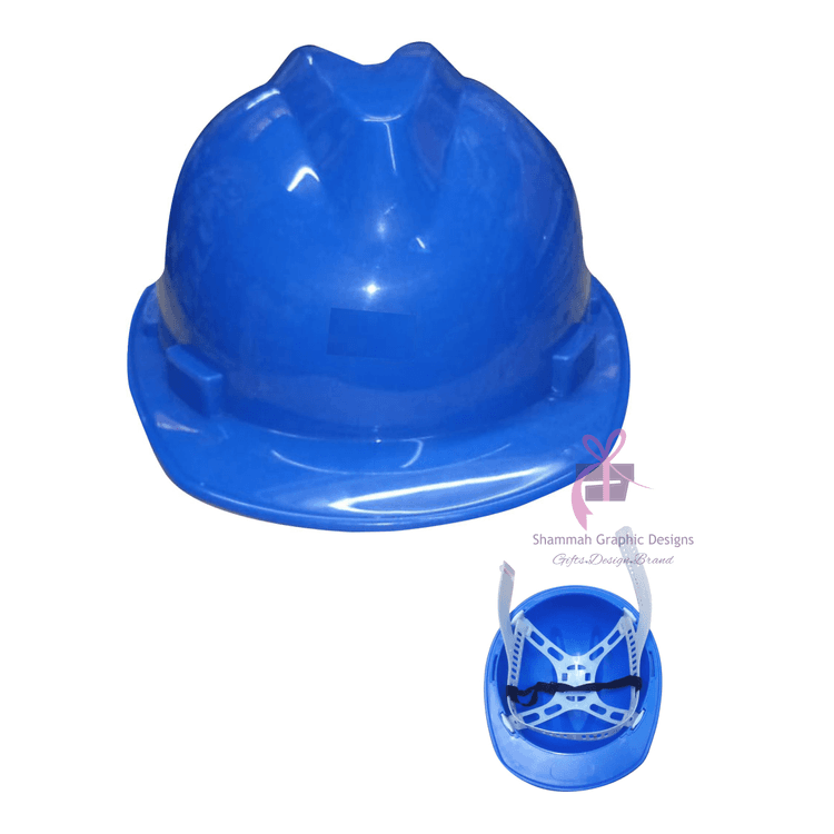 A picture of a Blue Hard Hat Adjustable