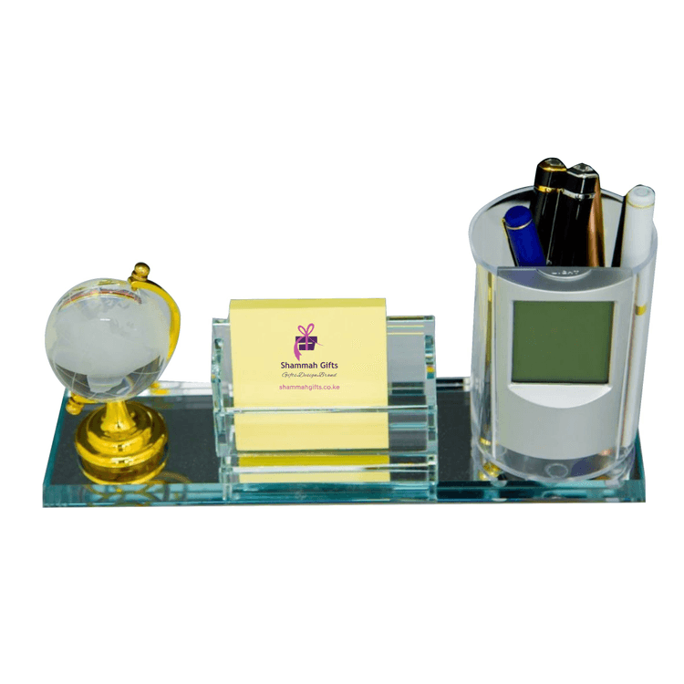 A picture of a Crystal desk Organizer  007