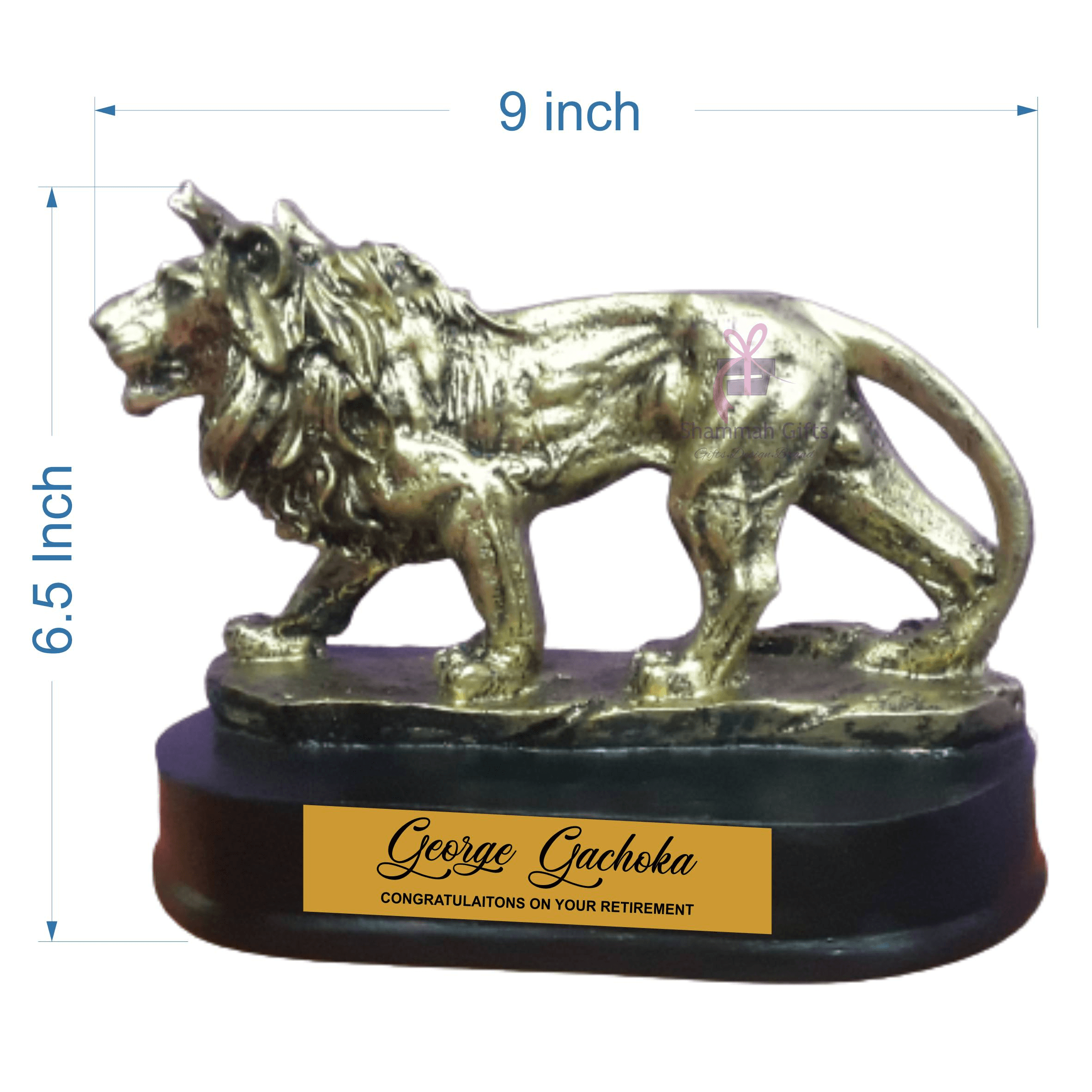 Lion Cast Sculpture - customized