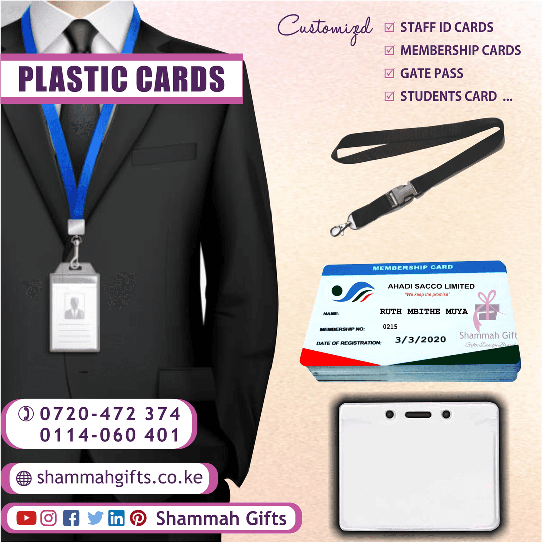 PLASTIC STAFF ID CARDS