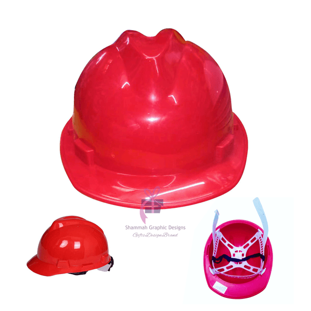 Red Hard Hat Adjustable