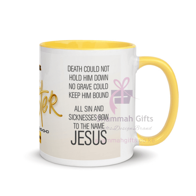 11oz Yellow 2-tone Ceramic Mug