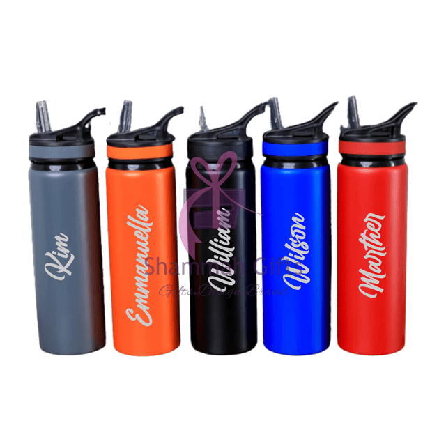 METALLIC WATER BOTTLES - CUSTOMIZED