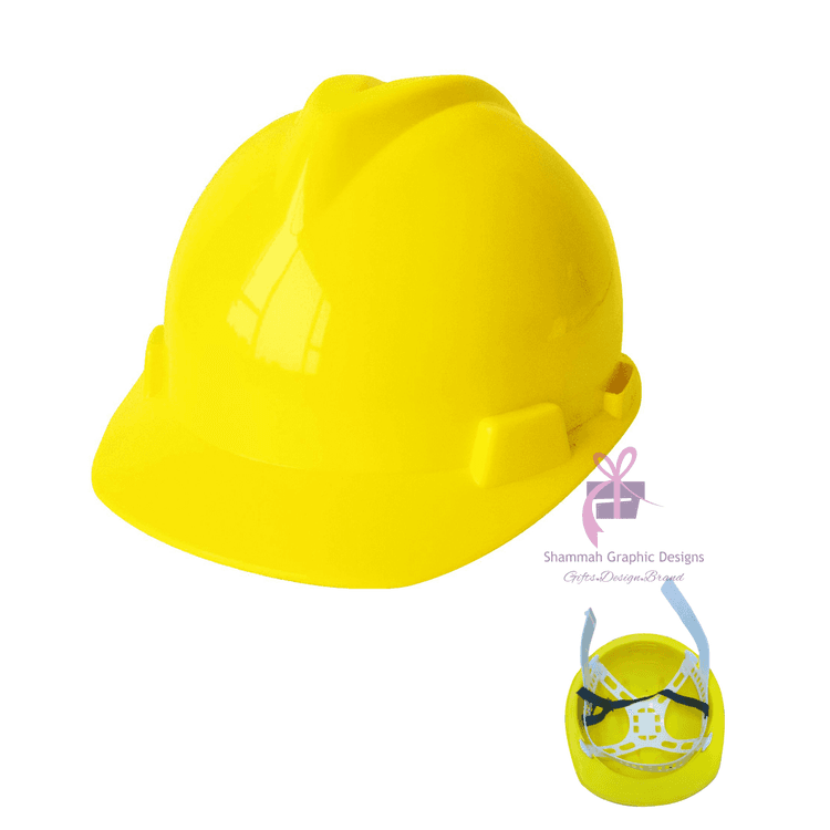 A picture of a Yellow Hard Hat Adjustable